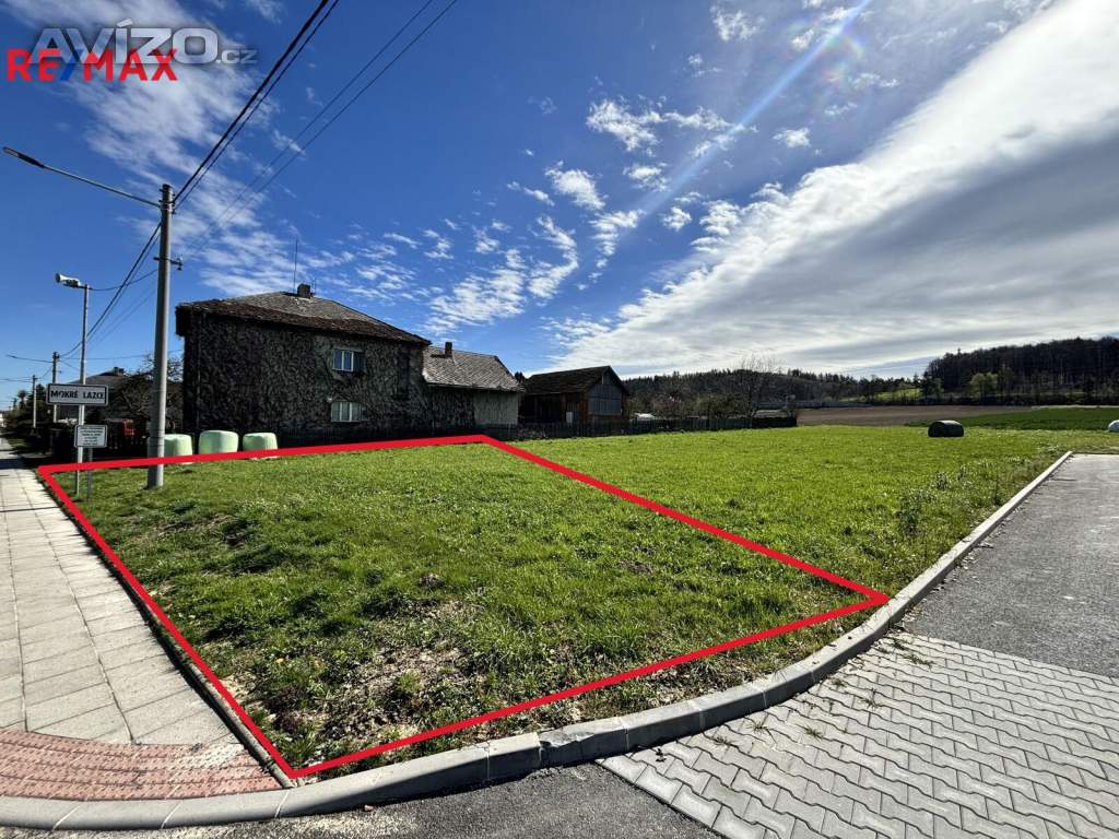 Prodej stavebního pozemku 863 m2, Mokré Lazce, okr. Opava