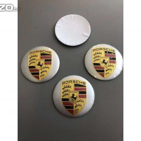 Fotka k inzerátu Středové pokličky / samolepky alu kola PORSCHE stříbrný 56 mm / 15840415