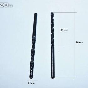 Fotka k inzerátu Vrták 3,6 mm s válcovou stopkou, HSS, ČSN 221121 (NOVÝ) / 16327209