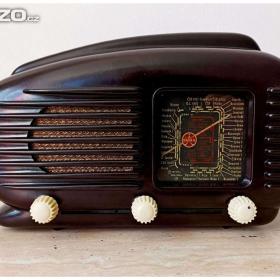 Starožitné funkční ART DECO rádio Tesla Talisman 308U, rok výroby 1953/58 po kompletní renovaci  / 16967587