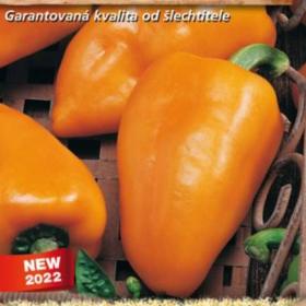 Paprika zeleninová raná oranžová Dvorana (semena) www. levna- semena. cz / 18860418