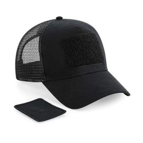 Fotka k inzerátu Kšiltovka Beechfield Patch Snapback Trucker -  černá / 18949144