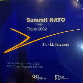 Fotka k inzerátu Sada oběžných mincí ČR 2002 Summit Nato / 19041682