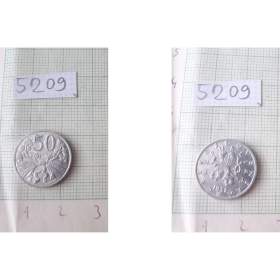 Fotka k inzerátu 50 haléřů 1952 -  Československo -  stará mince / 19086426