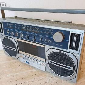 Rádio BOOMBOX Kenwood CR- 100, made in Japan, rok výroby 1985, krásný stav / 19198087