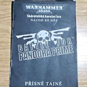 Fotka k inzerátu Zběratelská kartová hra WARHAMMER BATTLE FOR PANDORA PRIME- návod / 19266182