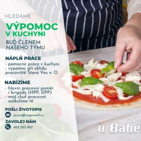 Fotka k inzerátu PIZZAŘ / KA, hledáme do kuchyně pizzaře, pizzařku, zaučíme. / 19326774