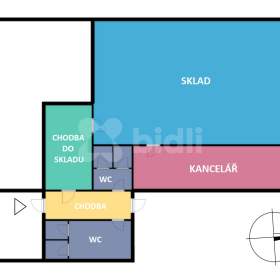 Fotka k inzerátu Pronájem skladu s kanceláří, celkem 80 m2 -  ul. Tyršova, Kuřim / 19072142