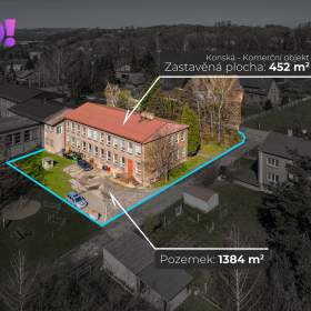 Prodej komerční budovy pro výrobu a skladování s atomovým krytem, pozemek 1 384 m², Třinec -  Konská / 19439037